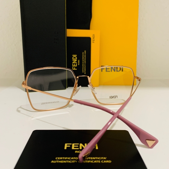 FENDI Glasses Style FF0329 Frame in Rose Gold - Picture 4 of 6